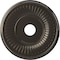 Ekena Millwork Berkshire PVC Ceiling Medallion (Canopies up to 8 3/8"), 19"OD x 3 1/2"ID x 1"P, Metallic Charcoal CMP19BECCH - alternate 1